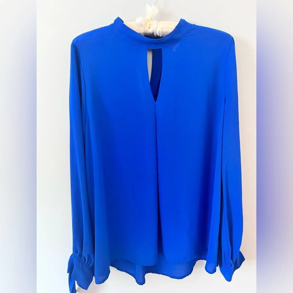 Crosby By Mollie Burch Blue Blouse
